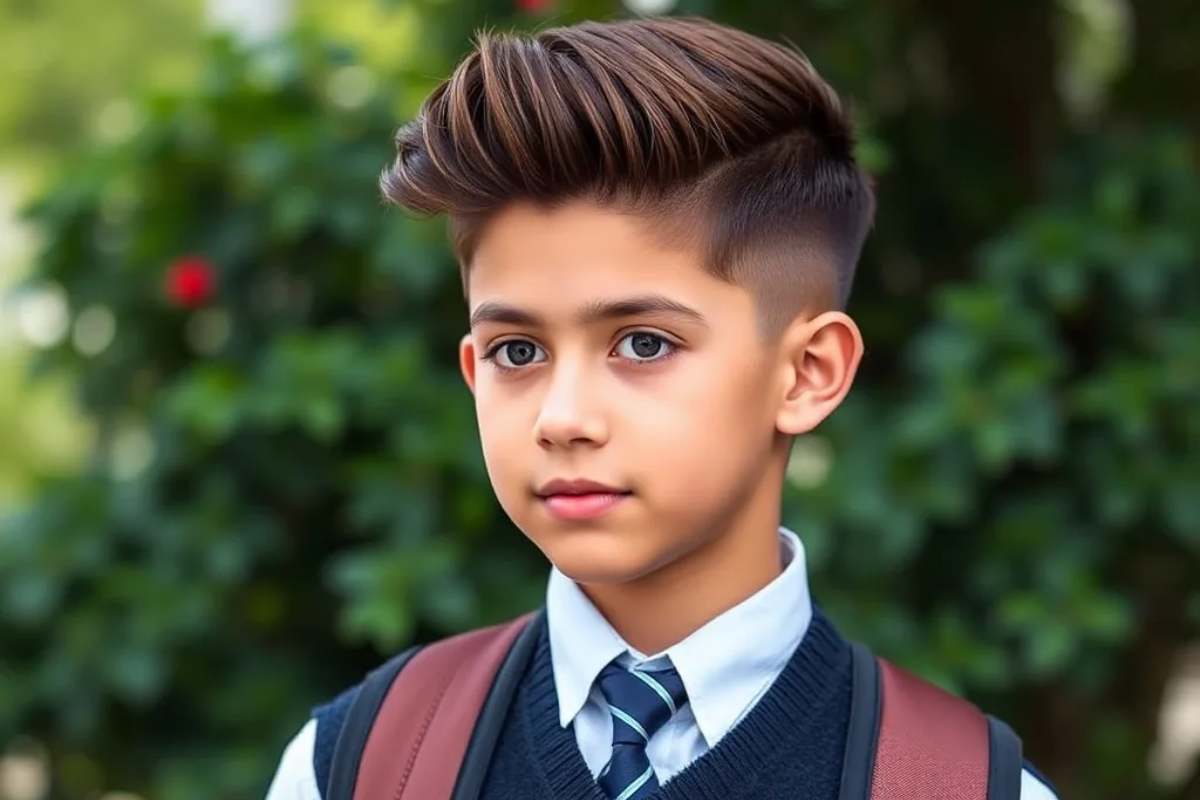 Best Hair Style for Boys in School