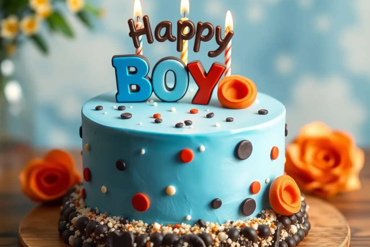 Birthday Cake For Boys With Name