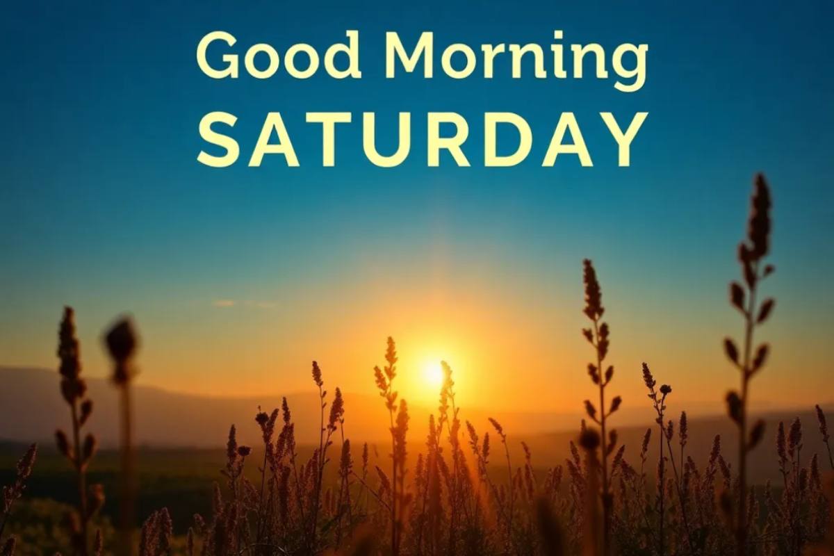Good Morning Saturday Images For Whatsapp