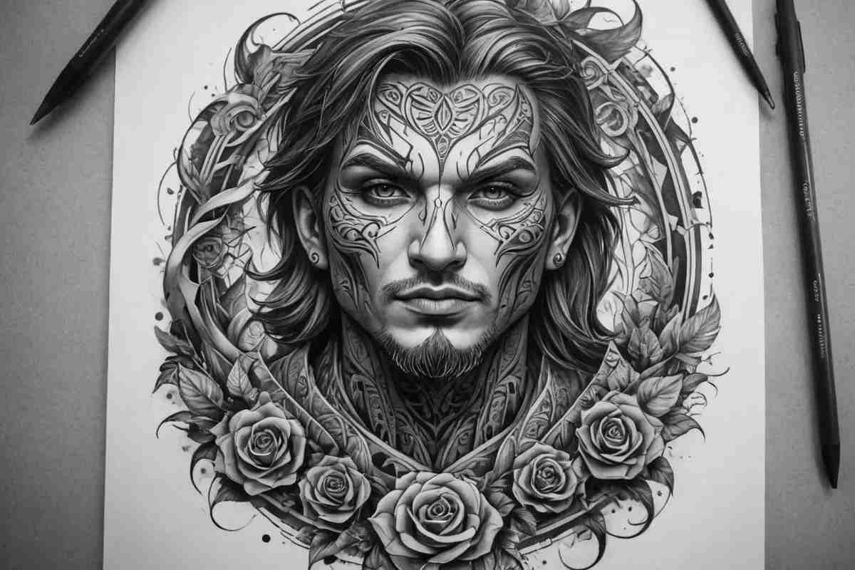 Sketch Full Sleeve Tattoo Designs Drawings