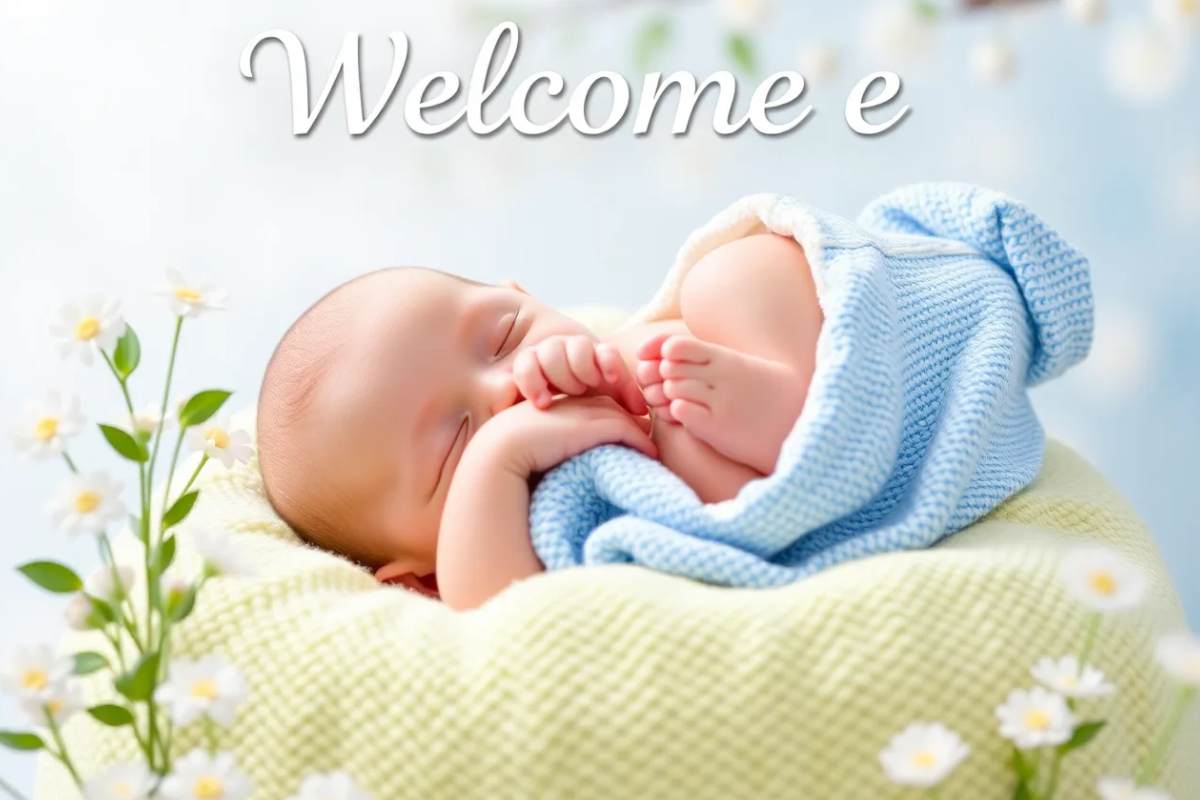 Welcome Status for New Born Baby Boy