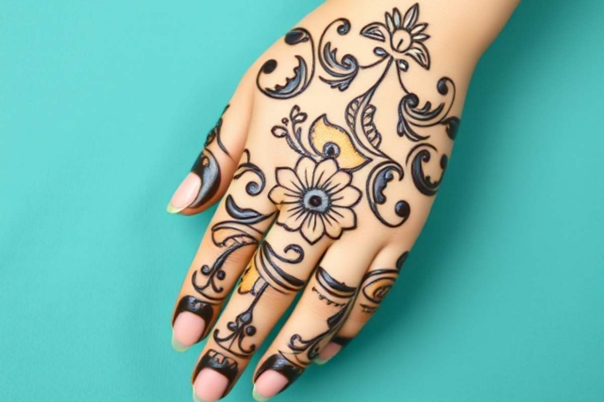 Cute Easy Mehndi Designs for Kids