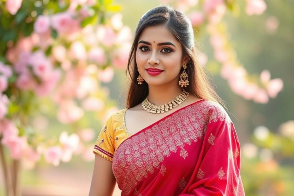 New Model Half Saree Blouse Designs