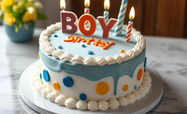 Birthday Cake For Boys With Name