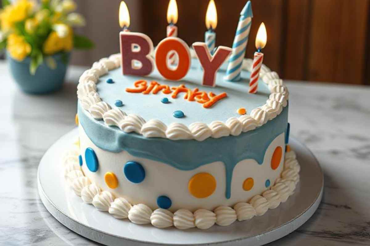 Birthday Cake For Boys With Name