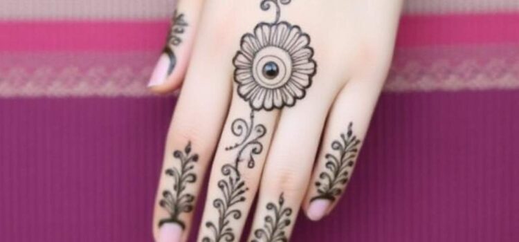 Simple Mehndi Back Hand Design Ideas